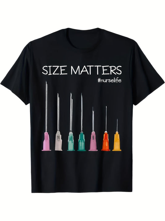 100 Percent, Black, with Colored Nurse Life Icon, Casual Round Collar, Summer Wear-The Perfect Gift for Health Professionals, Work Nurse Additions